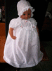 Doll Christening Gown and Bonnet